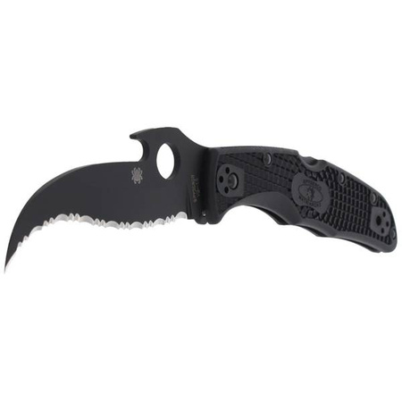 Spyderco Matriarch 2 FRN Emerson Opener Black Blade Folding Knife (C12SBBK2W)