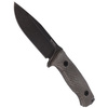 LionSteel Green Canvas, Black Blade (M5B CVG) Knife