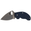 Spyderco UK Penknife FRN Dark Blue CPM S110V Plain Folding Knife - C94PDBL