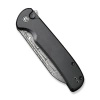 Civivi Chevalier II Black Aluminum, Black Damascus Folding Knife (C20022B-DS1)