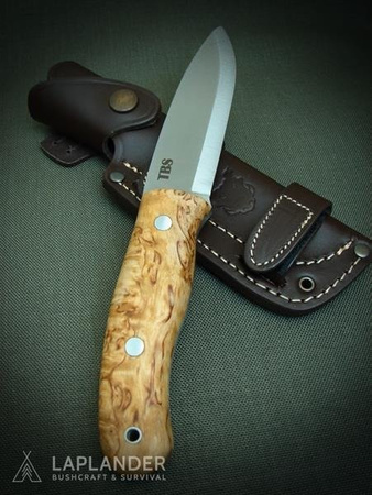 Bushcraft Boar Mk II Knife - TBS - Karelian Birch - Handmade