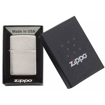 Zippo Brushed Chrome Gasoline Lighter