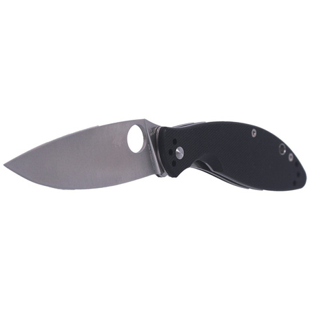 Spyderco Astute G-10 Black Plain Folding Knife (C252GP)