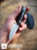 Brisa Necker 70 F knife - Black Micarta - Kydex scabbard