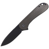 CIVIVI Elementum Flipper Green Micarta, Black Stonewashed knife (C907Z)