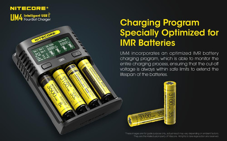 Battery charger - Nitecore UM4