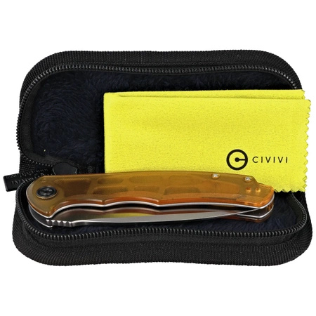 Civivi Praxis Folding Knife Polished Ultem, Satin 9Cr18MoV (C803L)