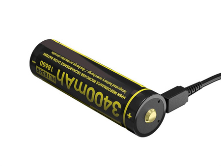 Nitecore 18650 Micro USB Battery NL1834R 3400mAh