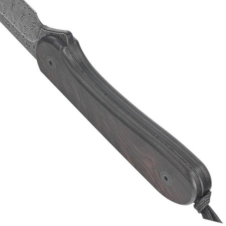 Civivi Elementum Fixed Tactical Black Ebony Wood knife, Damascus (C2105-DS1)