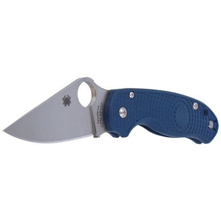 Spyderco Para 3 FRN Cobalt-Blue SPY27 Plain Folding Knife (C223PCBL)