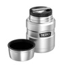 Thermos Style 0.47L dinner thermos with spoon and cup - silver