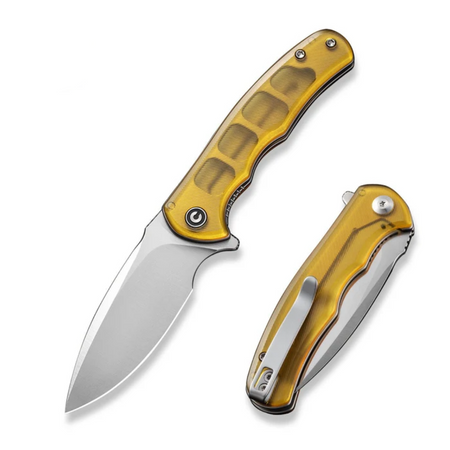Civivi Praxis Folding Knife Polished Ultem, Satin 9Cr18MoV (C803L)