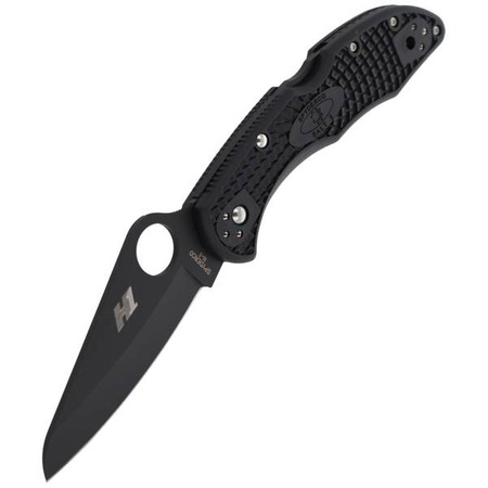 Spyderco Salt 2 Black / Black Blade Plain Folding Knife - C88PBBK2