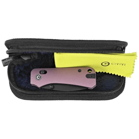 CIVIVI Baby Banter 2 Knife Purple Aluminum, Black Stonewashed Nitro-V by Ben Petersen (C23074-2)