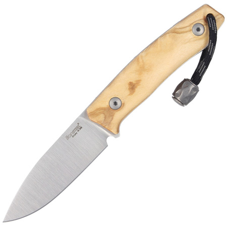 LionSteel Bushcraft Olive Wood knife, Satin Blade (M1 UL)