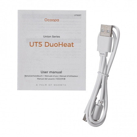 Ocoopa - UT5 DuoHeat electronic hand warmer black