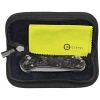Civivi Button Lock Elementum II Knife Shredded Carbon Fiber/Golden Shred, Damascus (C18062P-10)