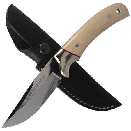 Muela Full Tang Beige Micarta 110mm Hunting Knife (SETTER-11B)