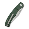 Civivi Clingman Green Canvas Micarta Folding Knife, Black Stonewashed Nitro-V by Taylor Martin Best Damn EDC (C23065-4)