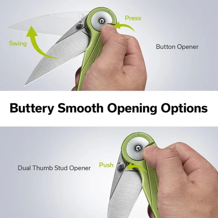 Civivi Starflare Folding Knife Lime Green Aluminum, Satin Nitro-V (C23052-3)