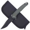 CIVIVI Mini Sandbar Green Micarta, Black Stonewashed by Eric Ochs (C20011-3) knife