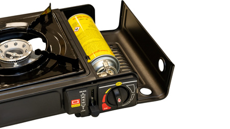 Tourist camping stove + 4 cartridges of gas