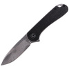 CIVIVI Elementum Flipper knife Twill Carbon Fiber / Black G10, Damascus (C907DS)