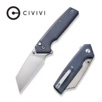 Civivi Amirite Neutral Blue G10 Folding Knife, Satin Nitro-V (C23028-1)