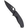 Spyderco Tenacious G-10 Black / Black Blade Plain Folding Knife - C122GBBKP