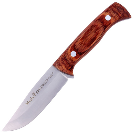 Muela Full Tang PakkaWood Knife 110mm Case (SPRINGER-11R)