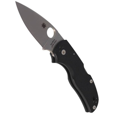 Spyderco Native 5 G-10 Black Plain Folding Knife (C41GP5)