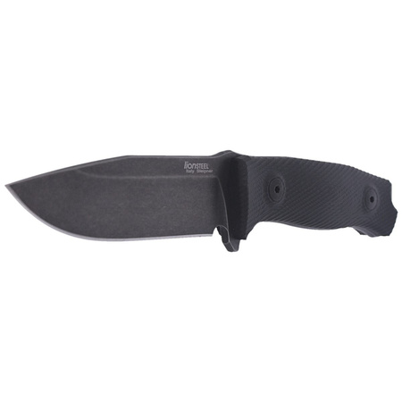 LionSteel G10 Black / Black Blade knife (M5B G10)