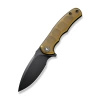 Civivi Mini Praxis Bead Blasted Ultem Folding Knife, Black D2 (C18026C-5)