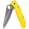 Spyderco Pacific Salt 2 FRN Yellow, Spyder H2 Folding Knife (C91SYL2)