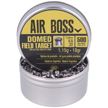 Apolo - Air Boss Domed Field Target 5.52 mm shot, 500 rounds. 1.15g/18.0gr (30205-2)