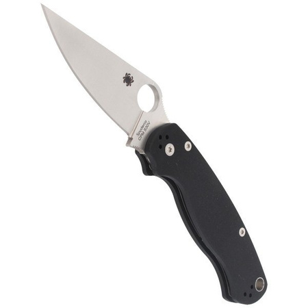 Spyderco Para Military 2 G-10 Black Plain Folding Knife - C81GP2