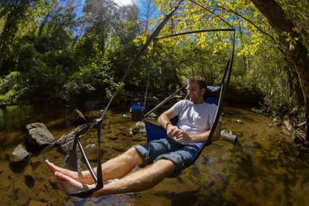 ENO Lounger™ Hanging Hiking Chair - Purple-Teal