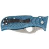 Spyderco Lil' Temperance 3 Lightweight Blue FRN, Satin K390 Plain (C69PBL3K390)