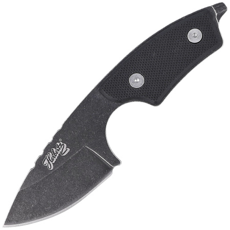 Herbertz Solingen Neck Knife Black G10, Stonewash (55041)