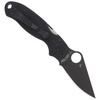 Spyderco Para 3 G-10 Black / Black Blade Plain Folding Knife - C223GPBK