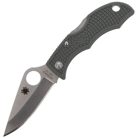 Spyderco Ladybug 3 Foliage Green FRN Plain Folding Knife - LFGP3
