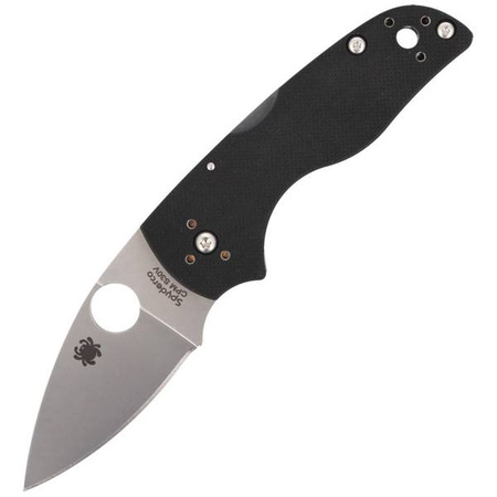 Spyderco Lil' Native Back Lock G-10 Plain Folding Knife (C230MBGP)