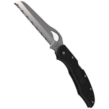 Spyderco Byrd Cara Cara 2 Rescue FRN Folding Knife Black (BY17SBK2)