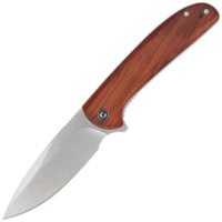 Civivi Primitrox Guibourtia Wood Folding Knife, Satin Nitro-V (C23005A-3)