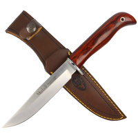 Muela Brown Coral Wood, Satin X50CrMoV15 (GRED-13R) knife