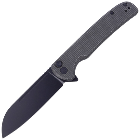 CIVIVI Chevalier Dark Green Micarta, Black Stonewashed knife (C20022-2)