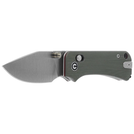 Civivi Baby Banter 2 TG Green G10 Folding Knife, Satin 14C28N by Ben Petersen (C24074-1)