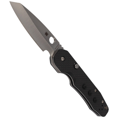 Spyderco Smock Carbon Fiber / G-10 Plain Folding Knife - C240CFP