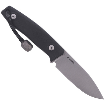 LionSteel Bushcraft G10 Black / Satin Blade knife (M1 GBK)