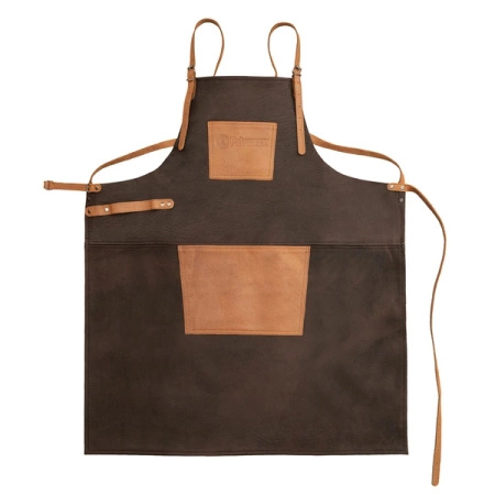 Buffalo leather apron with cross neck strap Petromax 